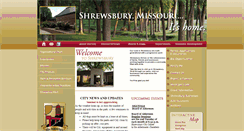 Desktop Screenshot of cityofshrewsbury.com
