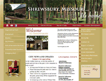 Tablet Screenshot of cityofshrewsbury.com